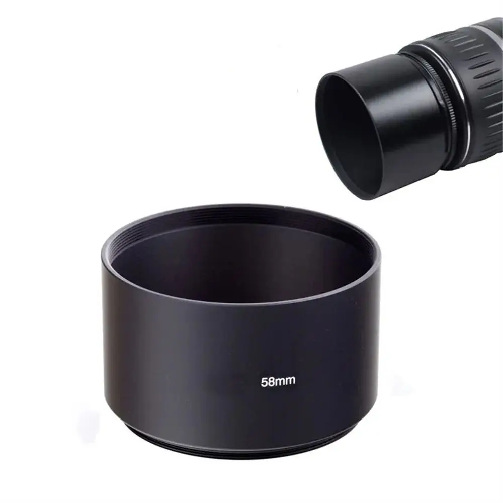 

Screw-in Long Lens Hood Camera Accessories Metal SLR Camera Camera Lens Hood DSLR Digital 72mm/77mm Photographer Gifts