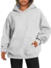 2024 New Women's Super Dalian Hoodie Sports Leisure Elastic Sweater Solid Color Sweater Thread Sweater Long Sleeve Pullover Pock 3