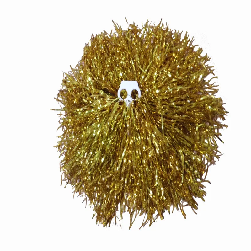 Pompoms for Cheerleader, 10Pcs, Cheer Pompons, Cheerleading Supplies Factory, Color and Handle Can Choose, High Quality, 80g