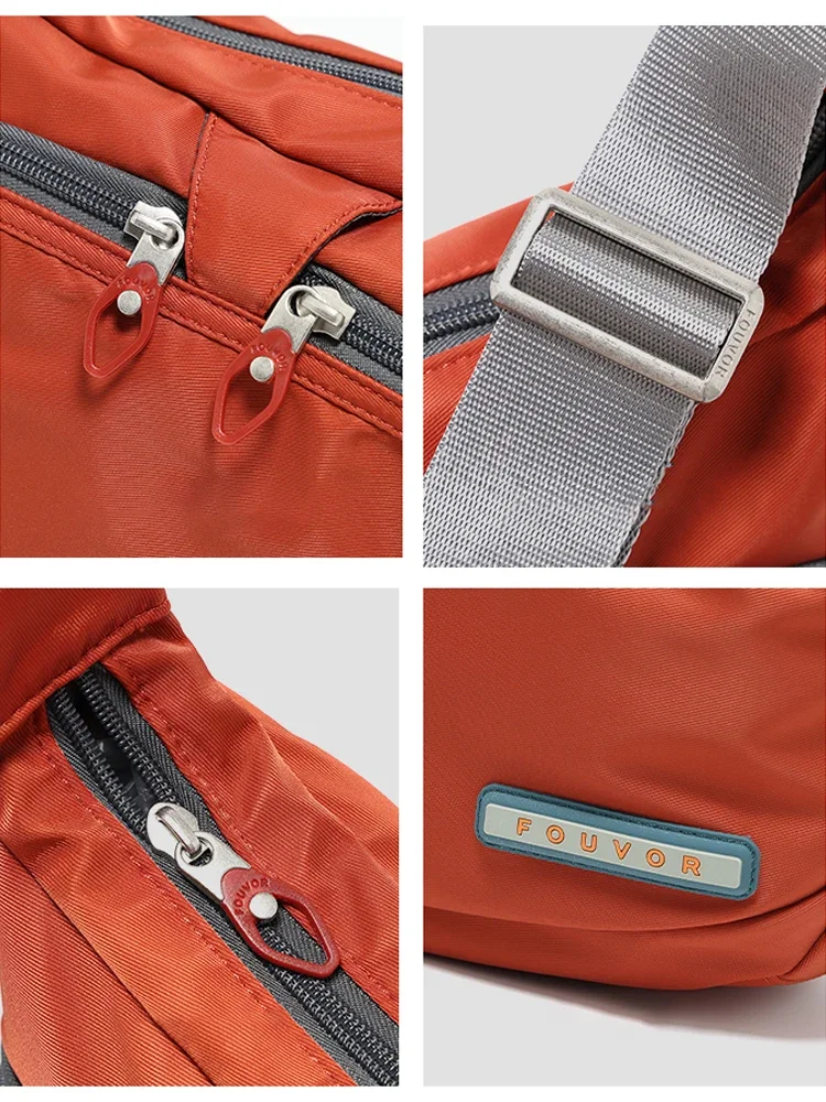 Fouvor Women's Shoulder Bag 2025 Trend Nylon Crossbody Bags