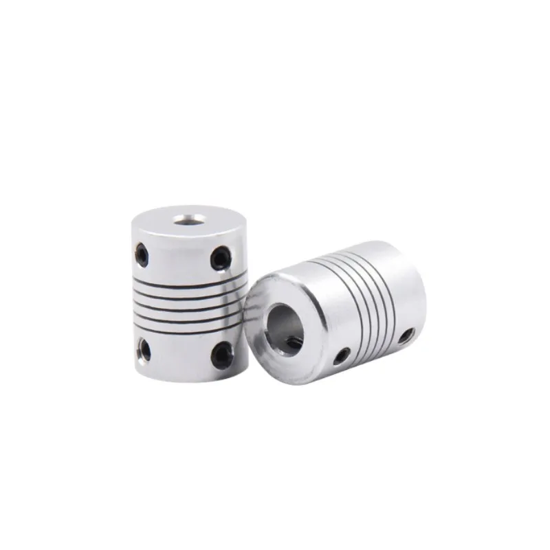 1pcs D25L30 Aluminum Alloy Elastic Coupling Winding Screw Motor Encoder Inner Hole 5mm 6mm 8mm 9mm 10mm 12mm aluminium flexible coupler
