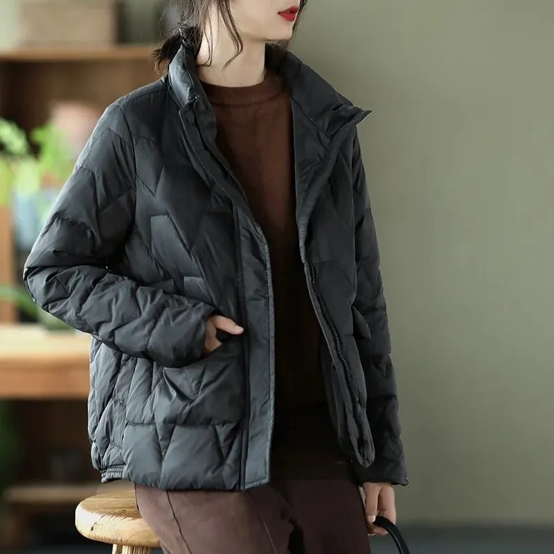 

2023 Winter New Lightweight Cotton Coat Women Short Winter Warm Cotton Coat Jacket Women Coat Women Winter Jacket