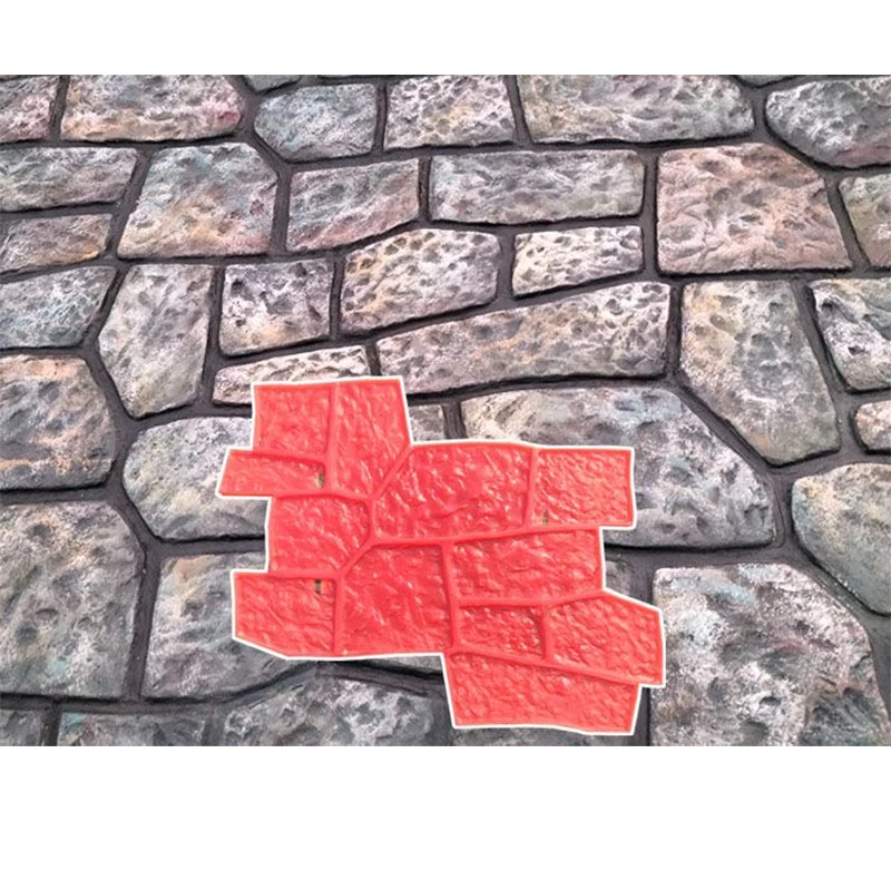 Stamp wall stone cement printing mold hand-pressed bluestone slab mold floor embossed cement ground courtyard simulation
