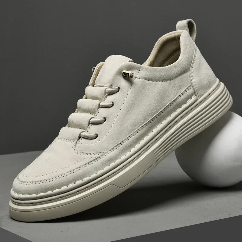 Mens Sneakers Genuine Leather Casual Skate Shoe Outdoor Driving Luxury Brand Male Vulcanize Shoes New Fashion Men Tenis Footwear 3