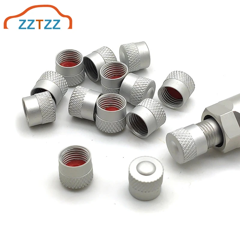 

4/8/12PCS Air Wheel Caps Cover Aluminum Dust Nipple Caps Car Wheel Tyre Caps for Cars and Motorcycles Trucks Bikes