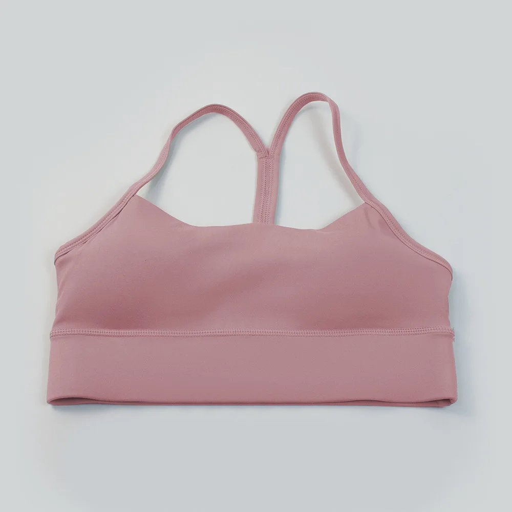 Sports Yoga Bra Gathering Y-Back Breathable Quick Drying High Quality Sports Cycling Fitness Running Women's Bra