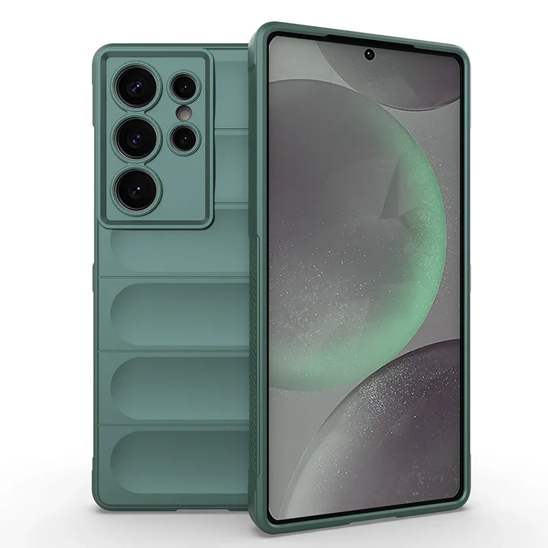 Silicone Soft-Touch Airbag Case with Full Lens Protection and Anti-Drop Cover