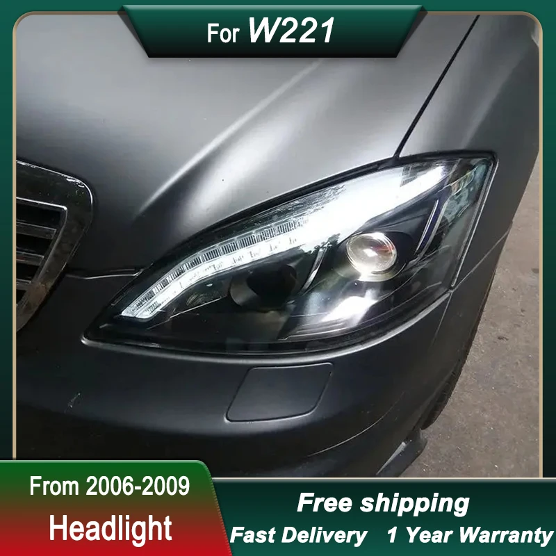 Рисунок 2 - Автомобильные фары для Benz W221 светодиодный