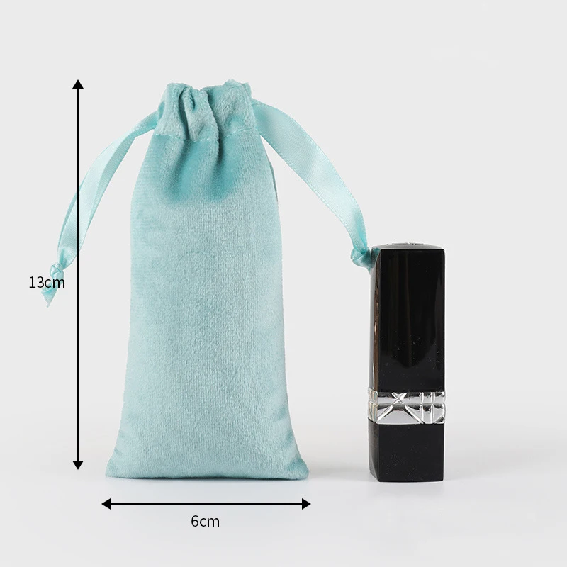 20pcs/lot Soft Silk Drawstring Velvet Bags Christmas Gift Cosmetics Perfume Packaging Bag Big Storage Bag Pouches Custom Logo