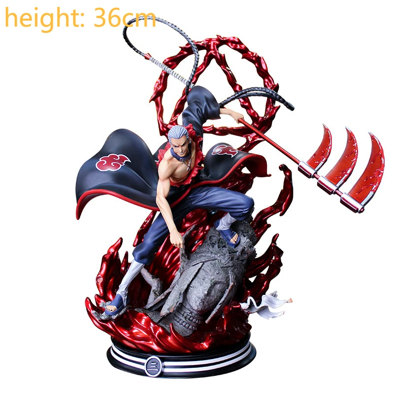 Figura de acción de Naruto Shippuden Anime, modelo Deva Pain, Yahiko GK Chibaku Tensei, estatua de gran tamaño de PVC de 38 cm, juguete coleccionable
