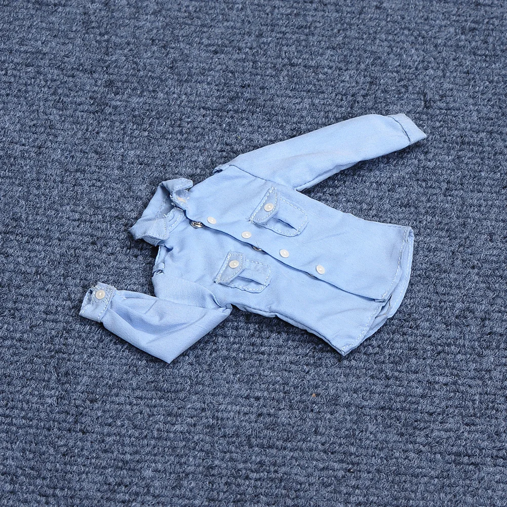 1/6 skala Mann T-shirt Lange Ärmel Top Hosen Weste Kleidung Zubehör Modell Fit 12'' Männliche Soldat Action Figur Körper Puppen – Detail 14