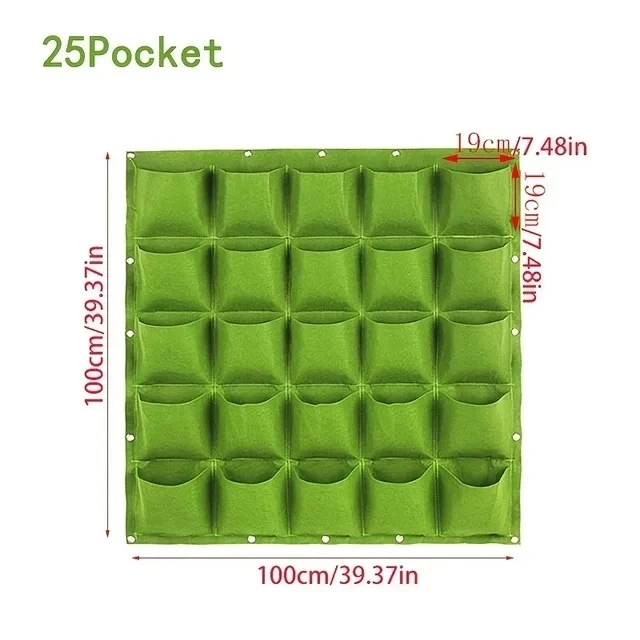 Green 25 pockets