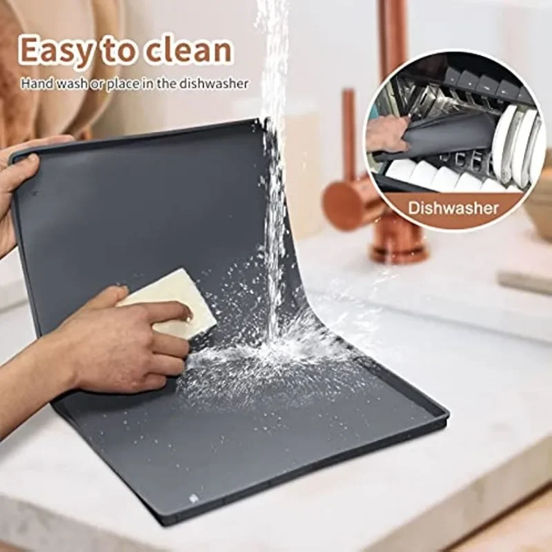 Silicone Pet Meal Mat Waterproof Anti Slip Cat Dog Food