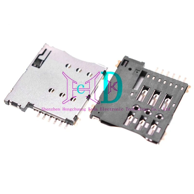 Sim Card Slot Module 5PCS Self push SIM card slot Micro SIM Memory card Holder adapter ...