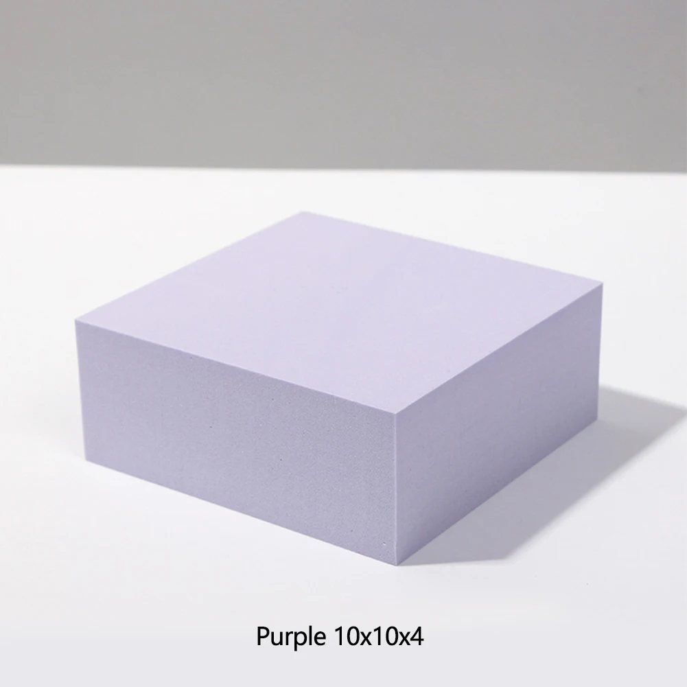 White Geometric Foam Photography Props - Three-Dimensional Cube Backdrop