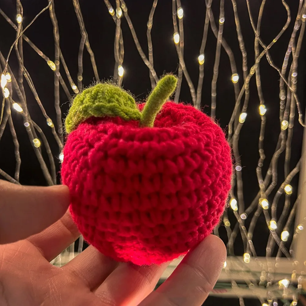 

Woolen Knitted Woolen Knitted Ping an Fruit Ping an Fruit Accessories Knitted Griggles Fruits Crochet Red Hand Knitted Griggles