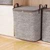 Large-capacity Clothes Storage Bag Fabric Oblique Striped Storage Box Household Large-capacity Clothes Quilt Storage Packing Bag 3