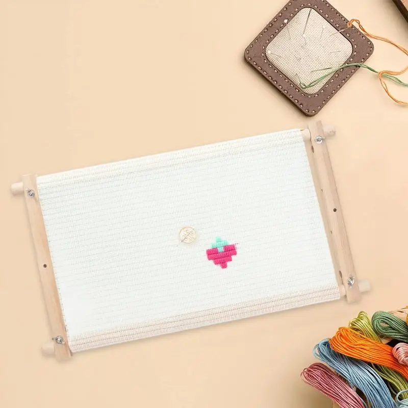 Cross Stitch Frame Stitching Frame Cross Tapestry Scroll Embroidery Frames  - AliExpress