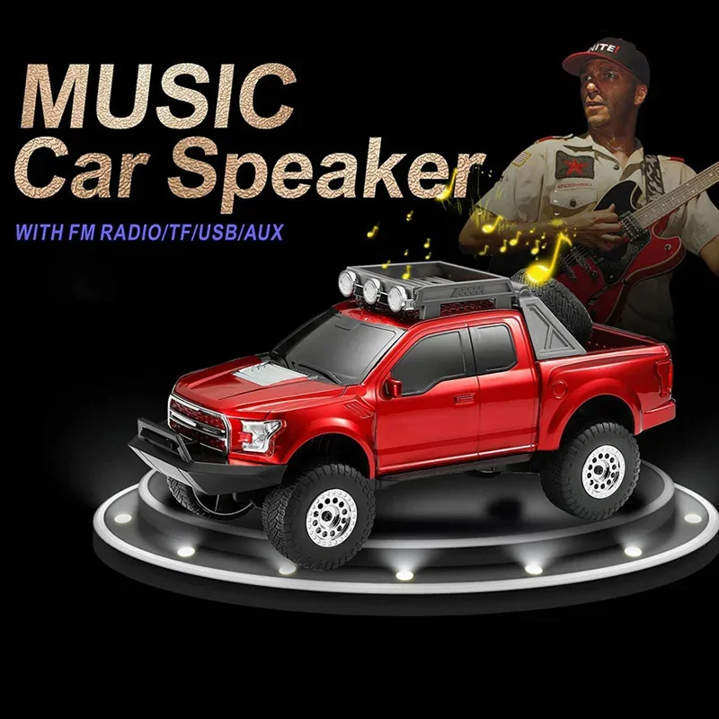 Altoparlante Bluetooth Creativo Pickup Truck Drive Modello Boombox Supporto Subwoofer Stereo Domestico Piccolo Bt Radio Fm/Tf Card/U Disk/Aux