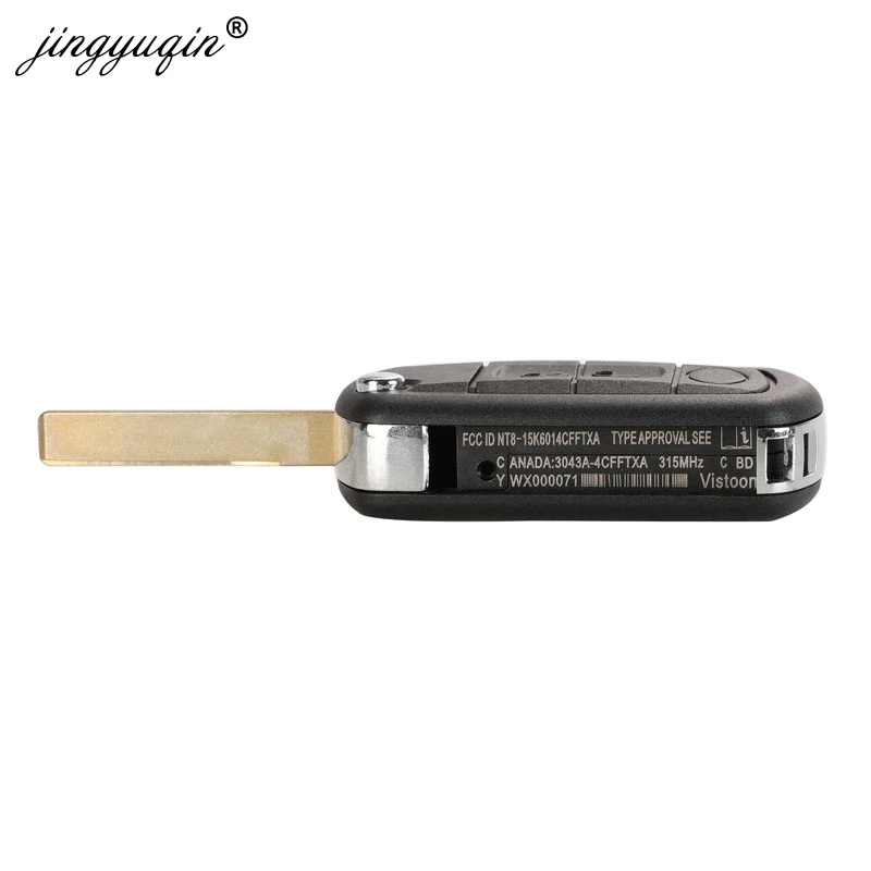 Replacement Shell 3 Buttons Remote Flip Car Key Case Styling for LAND ROVER Range Rover Sport LR3 Discovery HU92 HU101
