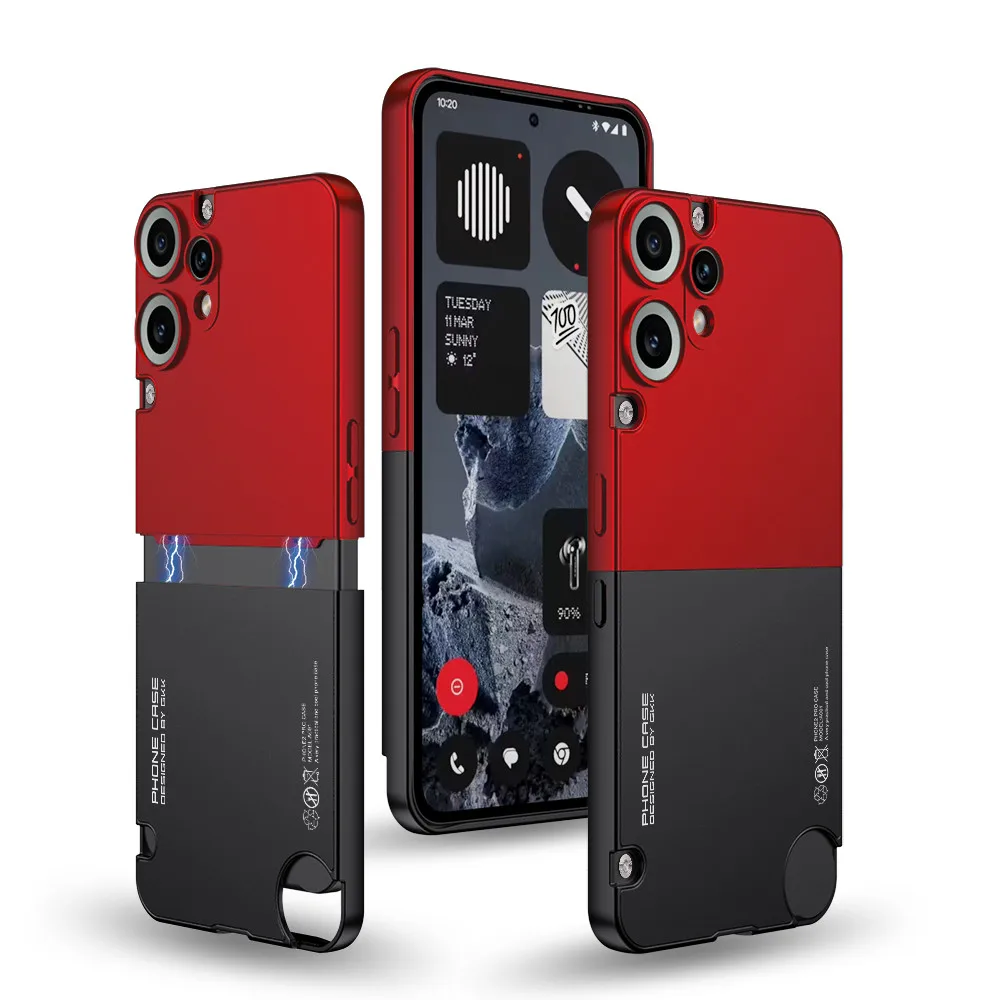 Sleek Ultra-Thin Detachable Hard Case with Lens Protection