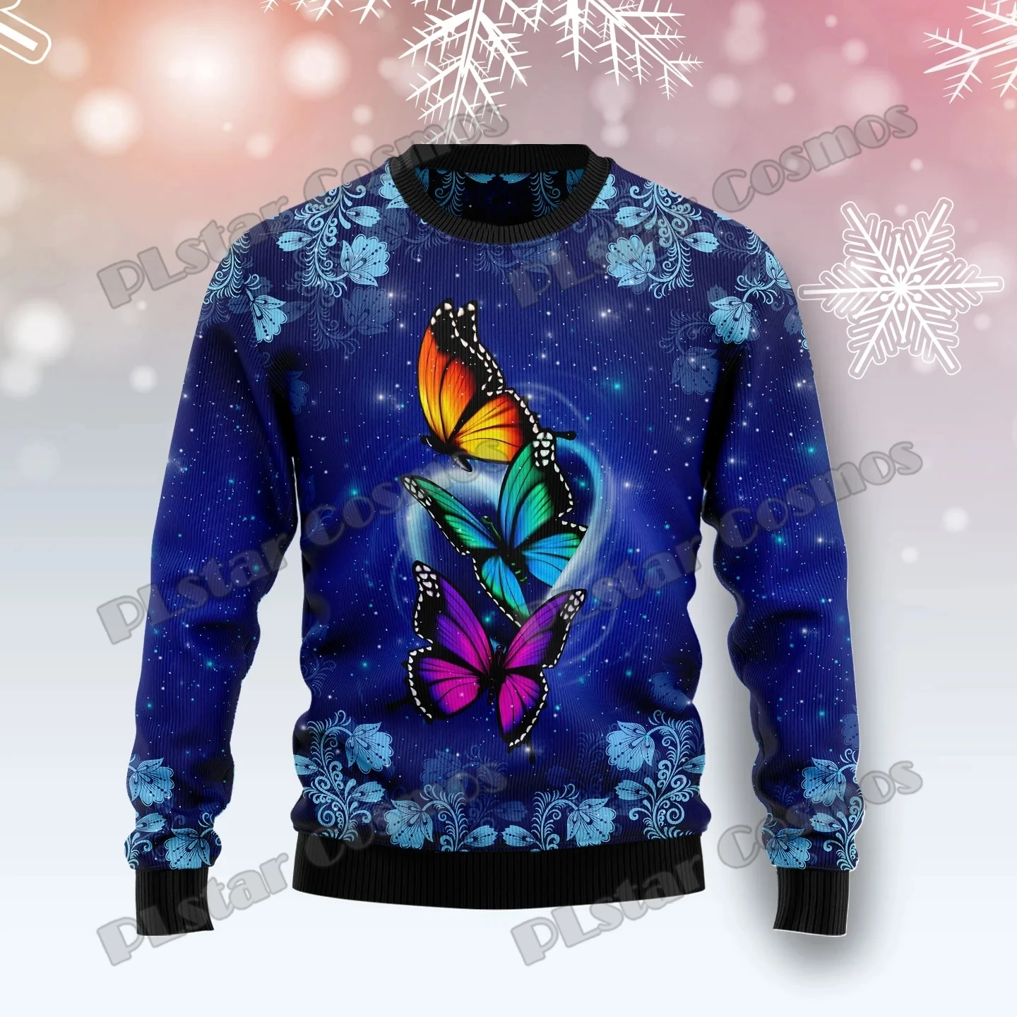 PLstar Cosmos Katze Themed Kätzchen 3D Gedruckt Mode Herren Hässliche Weihnachten Pullover Winter Unisex Casual Strickwaren Pullover MYY32 – Detail 11