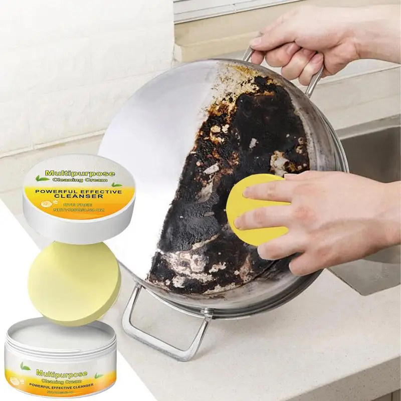Multipurpose Cleaner Cream Powerful Decontamination Kitchen Paste Stain Remover Stain Polishing Cream For Kitchen Bathroom cleaning cream,bathroom cleaner,hard surface cleaner