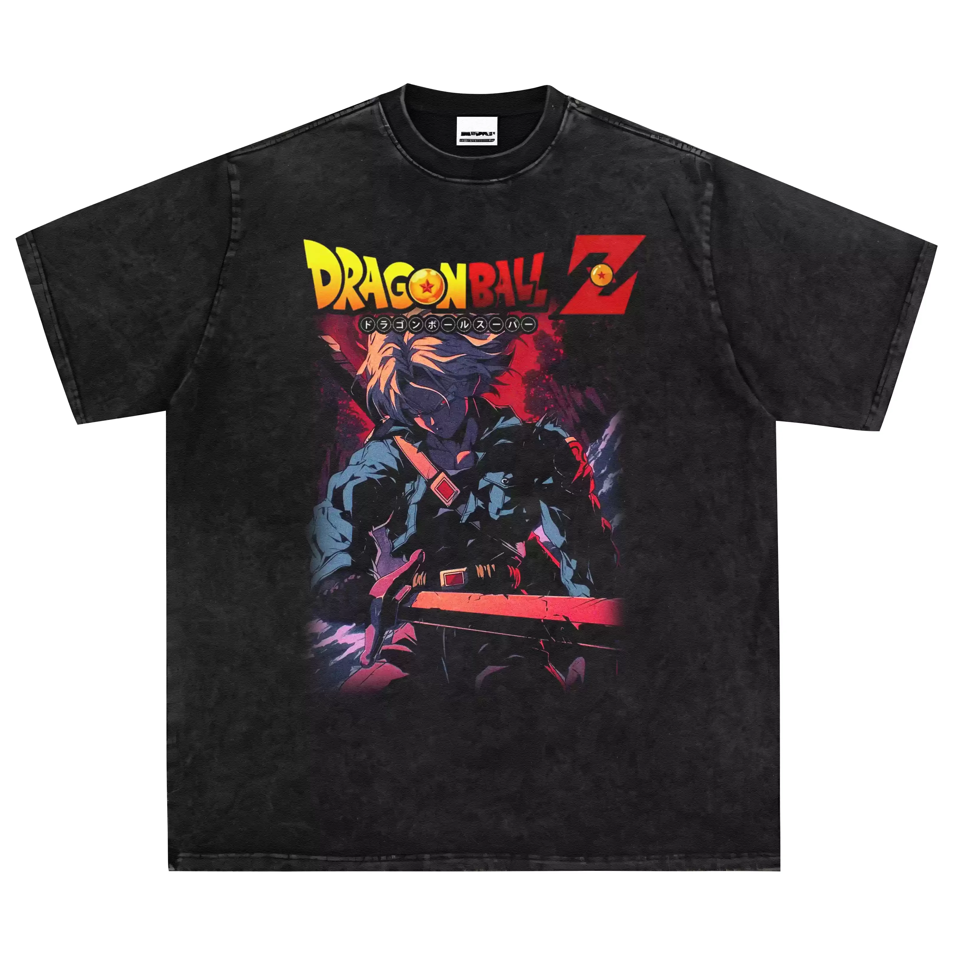 Neues 2026 Sommer Dragon Ball Gohan Nostalgisches Anime Herren Waschbares T-Shirt 100% Baumwolle Schwergewicht Familien-Matching Unisex Klassiker – Detail 12