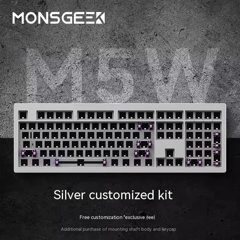 Akko-Monssgeek m5wメカニカルキーボードキット、ワイヤレスキー