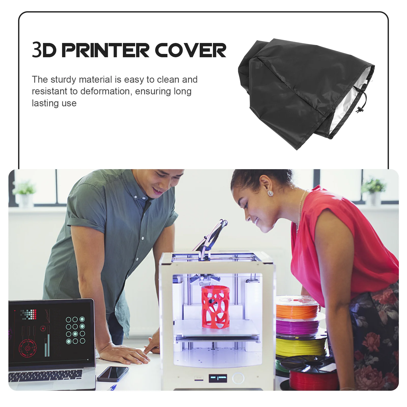 1000D Oxford Cloth Dustproof Cover For Printer Protective Enclosure Resin Printer Cover Storage Sleeve Dust Protection