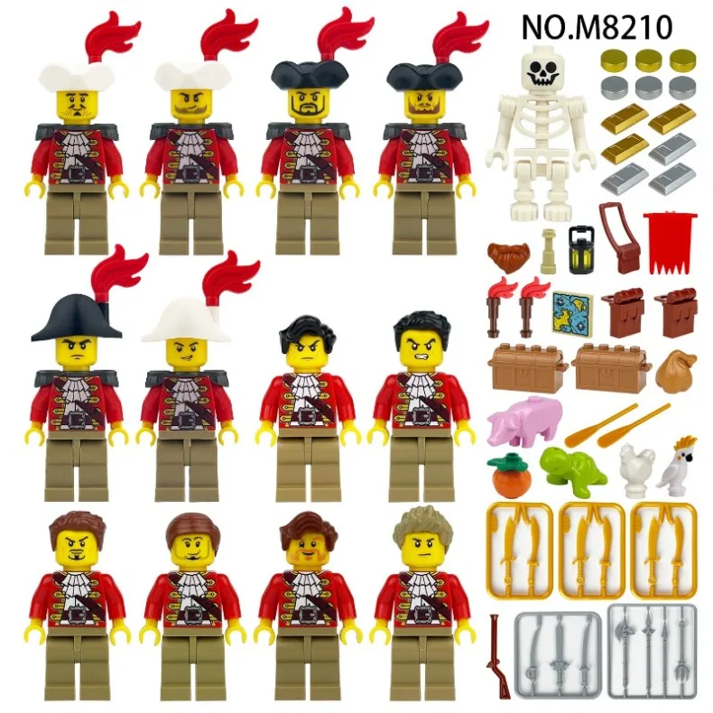 Bausteine, humanoide Puppen, Spielzeug, Mini-Humanoide, Kinderspielzeug, Geburtstagsgeschenke, Zeichentrickfiguren – Detail 5