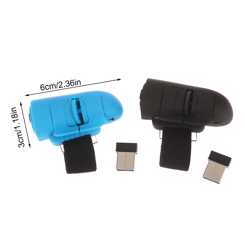 범용 2.4GHz USB 무선 손가락 반지, 광학 휴대용 미니 마우스, 노트북 태블릿 데스크탑 PC 마우스용 1600Dpi