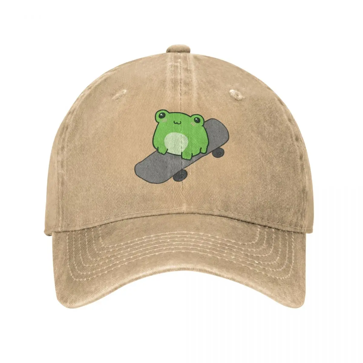 

Cute Fat Frog on Skateboard,Kawaii Cottagecore Aesthetic,Happy Skateboarding Froggy,Sweet Skater Frogge Bucket Cowboy Hat