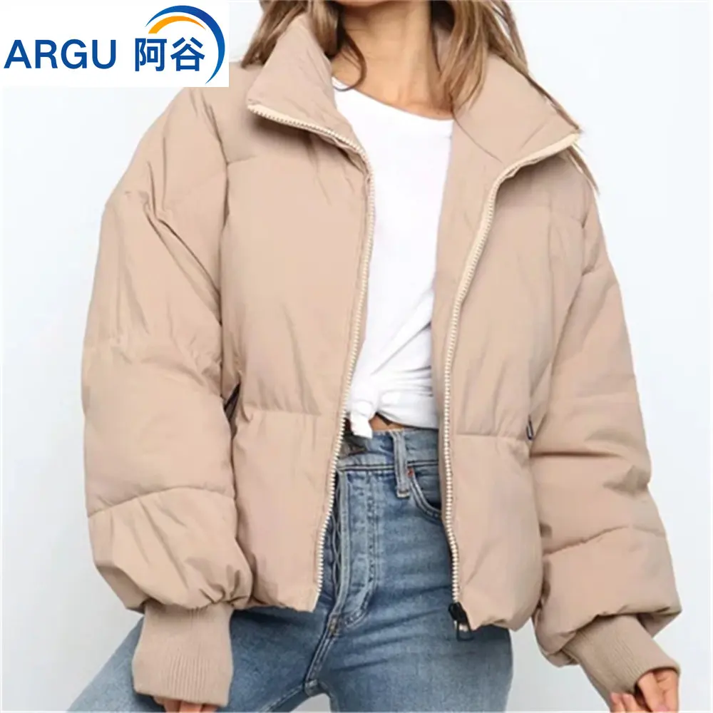 2023 Women Winter Vintage Loose Hooded Pockets Cotton Padded Jackets Tops Warm Thick Parkas Female Outerwear Streetwear Clothes