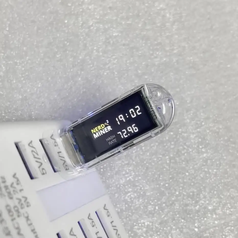 Gold Nugget Bitcoin Miner Usb Bitcoin Miner NerdMiner Lucky Miner V2 78KH/S  1W 1.9