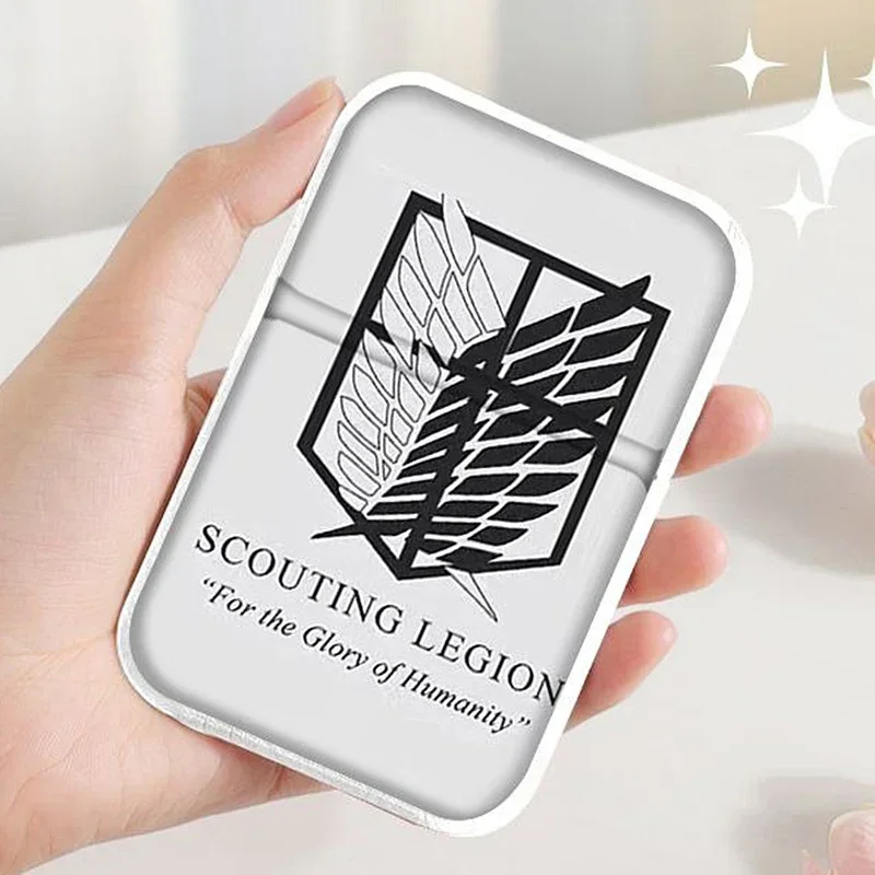 Attack On Titan Shingeki no kyojin Folding Single-side Makeup Mirror 10&times;7cm Anime Cute Portable Travel Rectangular for Girls Kids