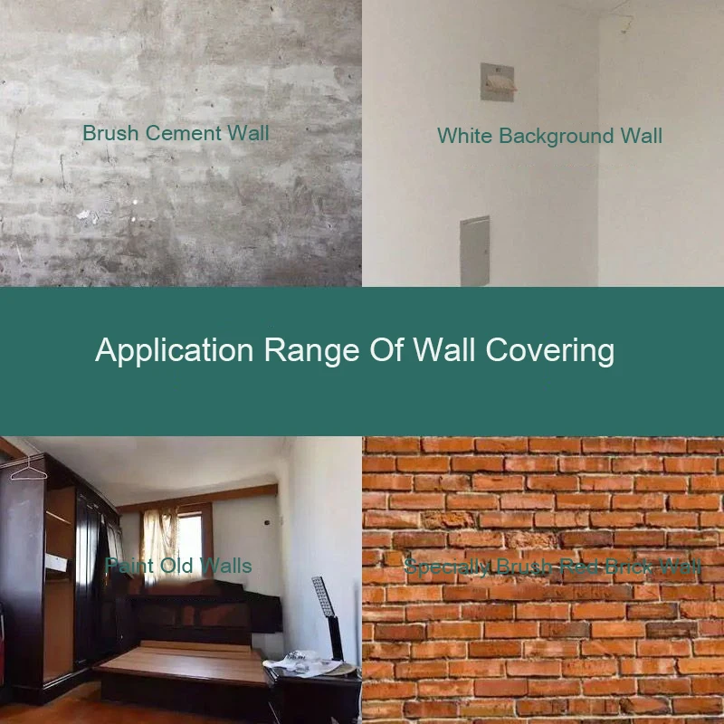 Wall Mud Wall Renovation Paint Coating Covering Plant Fiber Mud Repair Decoration Ecological Paint Wallpaper