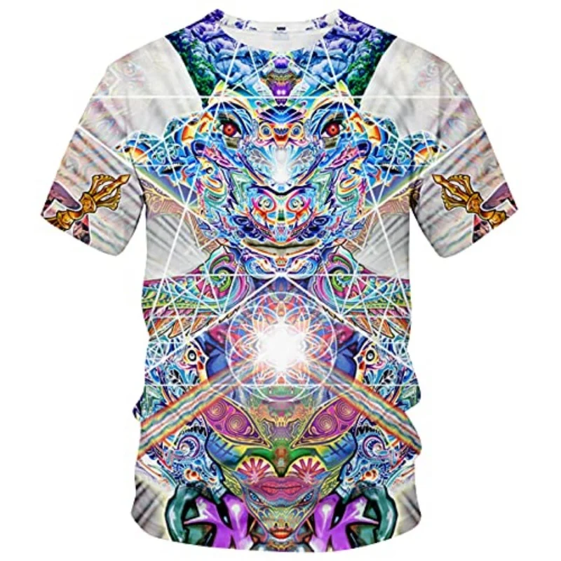 [ STIGMA ]★Psychedelic Oversized Short Sleeves T-Shirts Amazon.com : Psychedelic Trippy Women's Shirts Short Sleeve