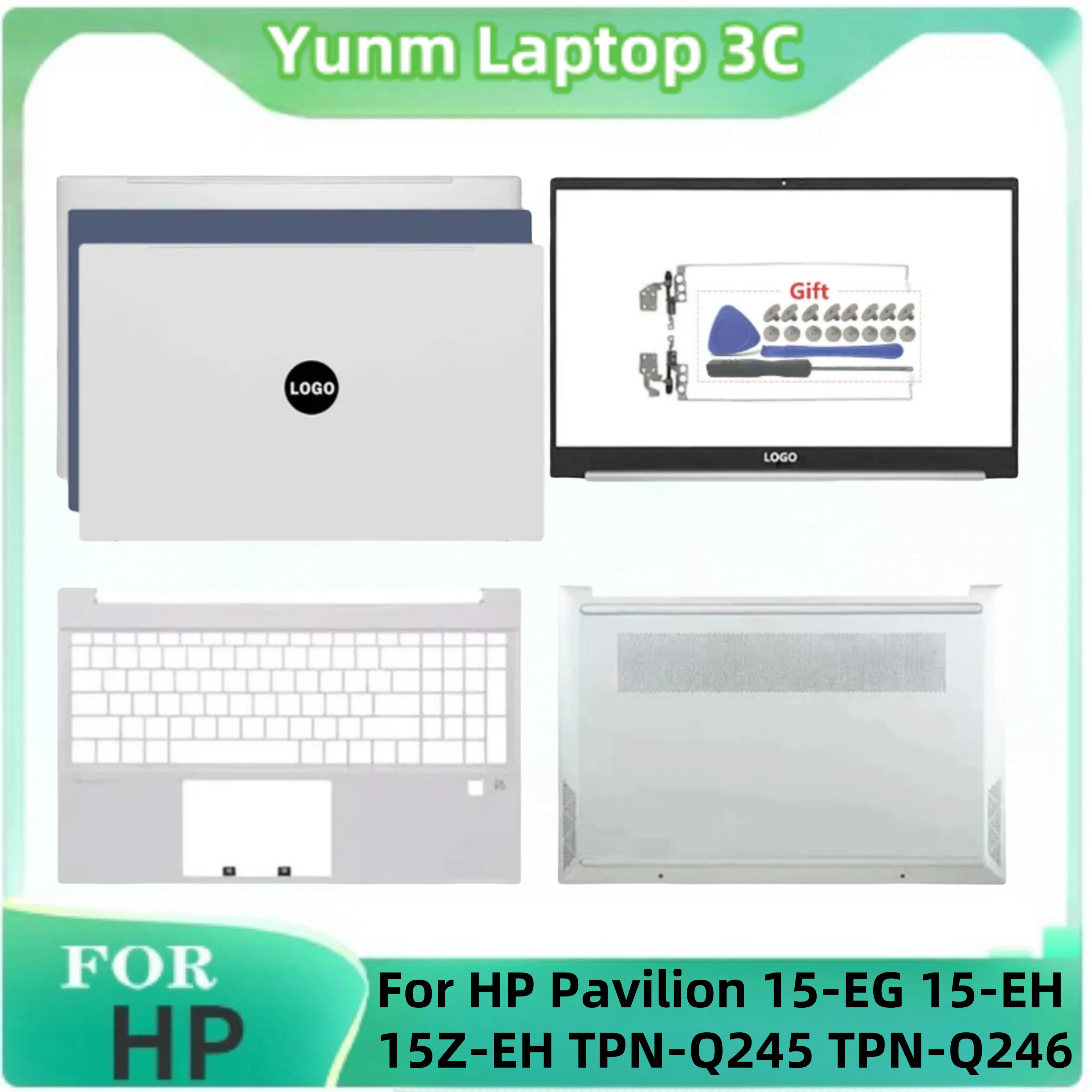 Écran LCD 15.6 Pouces FHD Pour HP Pavilion 15-EH - Non Tactile - Brillant - 40 Pins