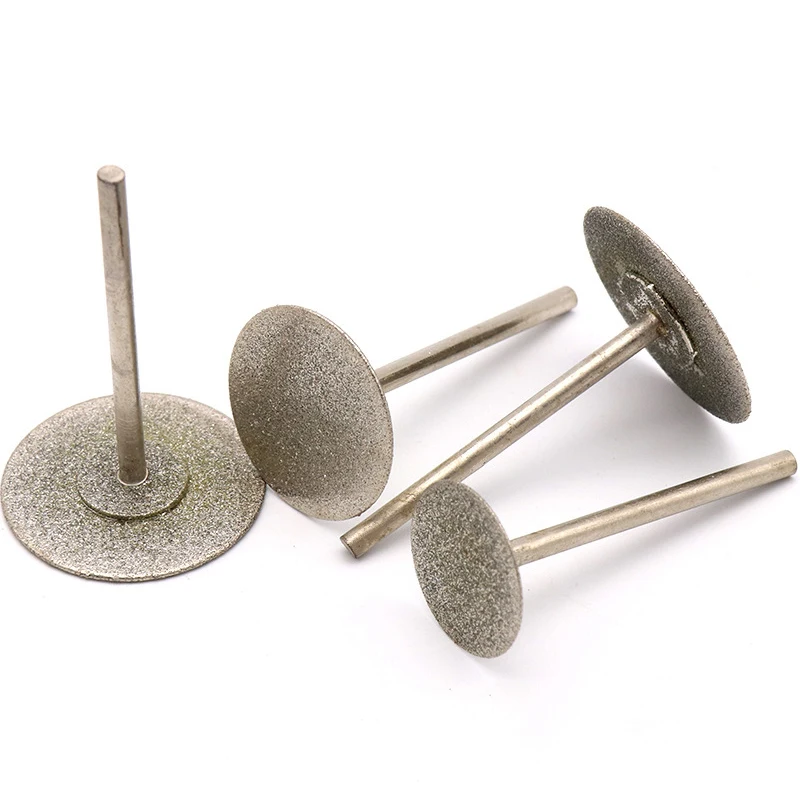 

Top Quality 20mm 25mm 30mm Diamond Cutting Grinding Wheel 3mm Shank for Dremel Rotary Tool Saw Blade Cutting of Jade Stone