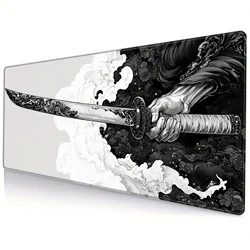 Japanese Katana Design XXL Gaming Mouse Pad - Large Anti-Slip Rubber Desk Mat - 300X600X2MM (Japanese Katana 2)