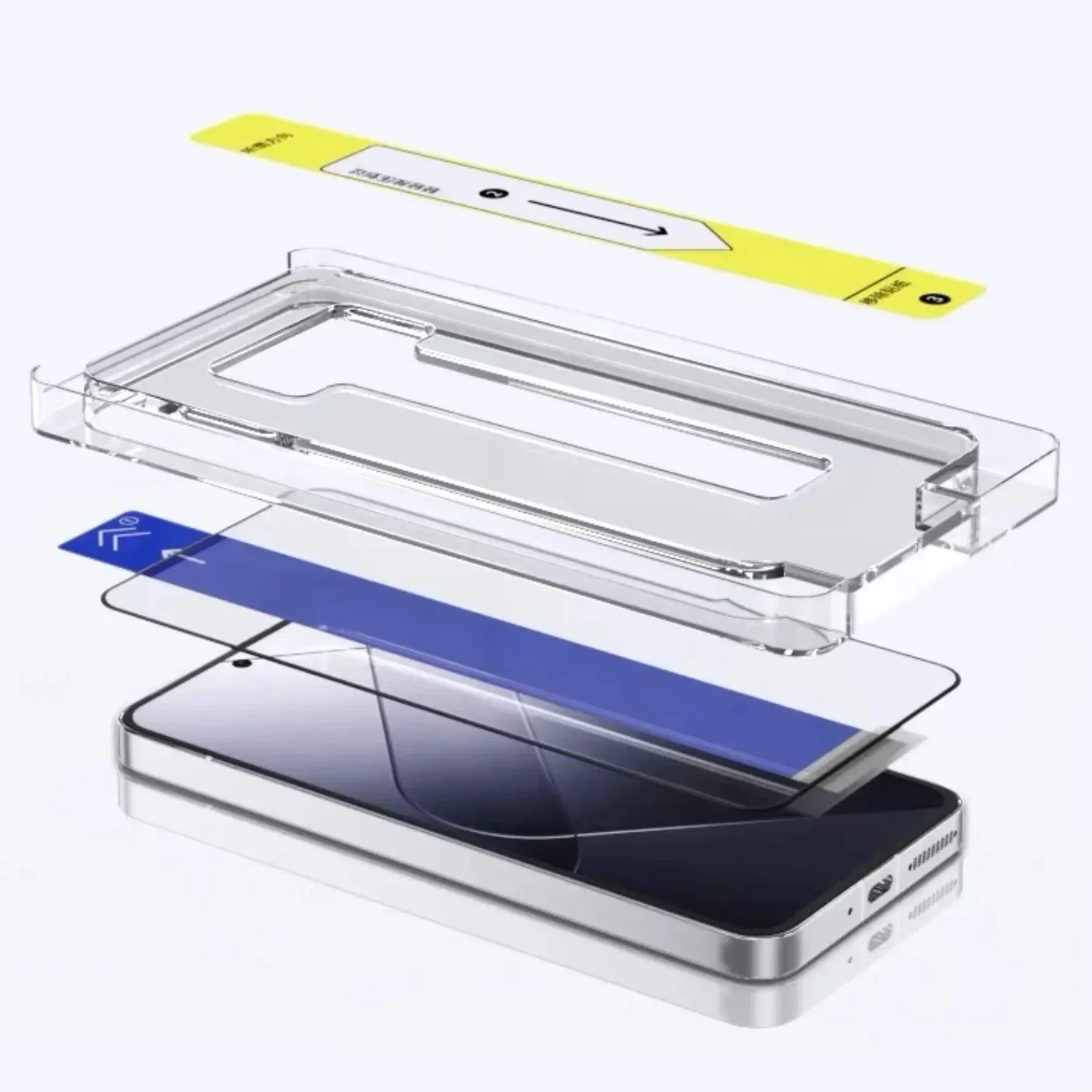 HD Clear Anti-Scratch Tempered Glass Screen Protector - Full Cover Pro