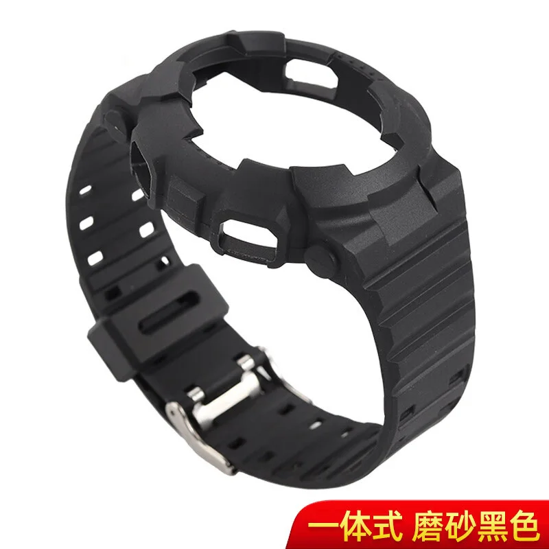 thumbnail image 1 of Correa de reloj con carcasa deportiva para Casio G-SHOCK GA-100/GA-110/GA-120, correa esmerilada, accesorios de silicona TPU transparente, 1 of 5