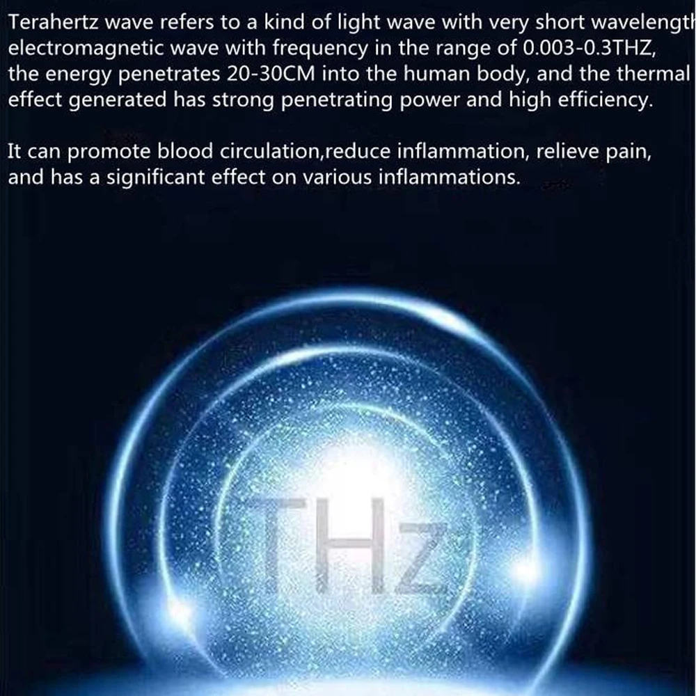 Terahertz-terapiapparat Ljusvågspulsmassage Elektrisk värmeterapi Handmeridianmassage Kristallslang_voghion.com