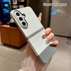 Magnetic Carbon Fiber Frameless Ultra - Thin Phone Case - Galaxy A16 4G (Gray)