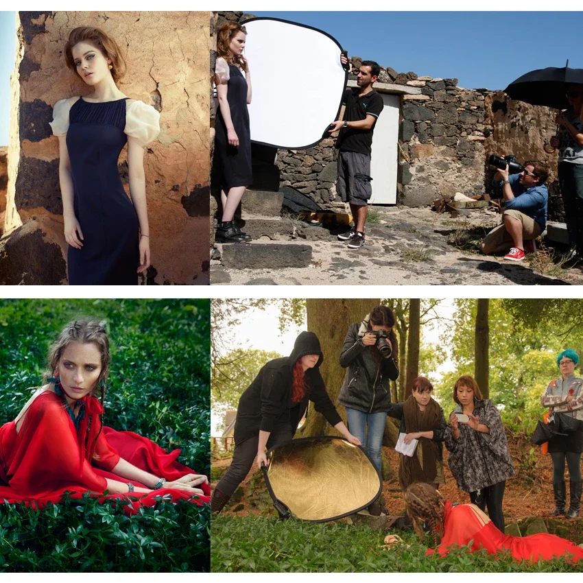 Photography Light Diffuser Reflector 60x90cm 5 in 1 For Photography