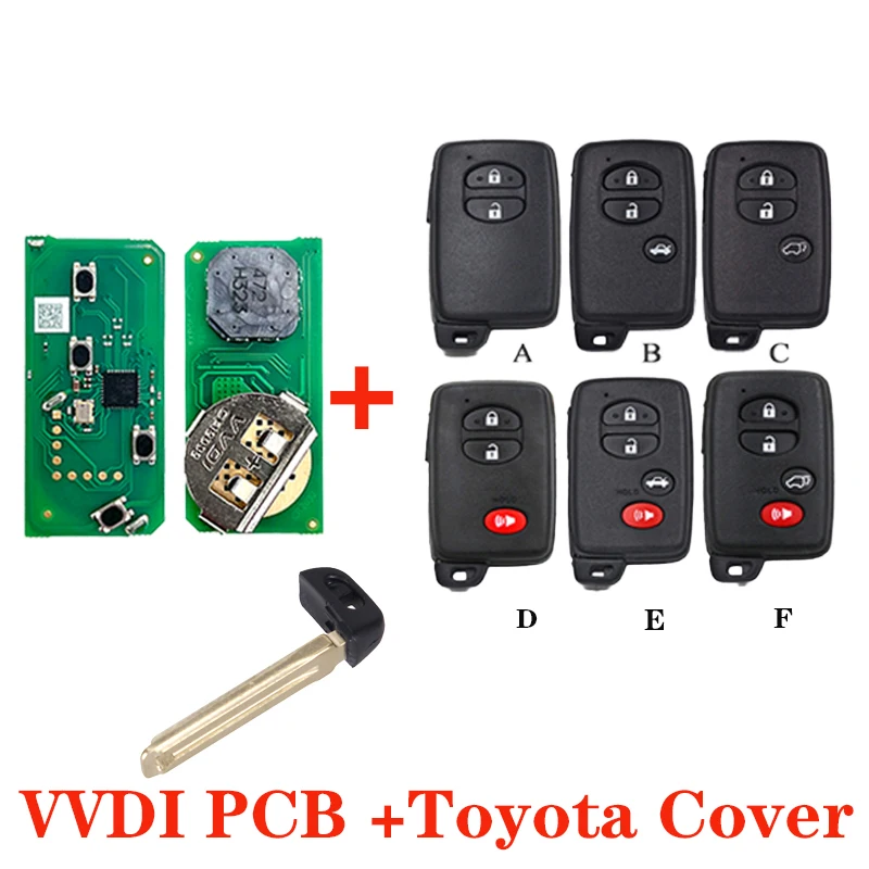 XST003CH VVDI XM38 Universal Smart Remote Key for Toyota 4D