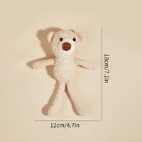 1 cartoon bear shape pet plush toy for pet interactive play Valentine's Day, party, birthday gifts 2
