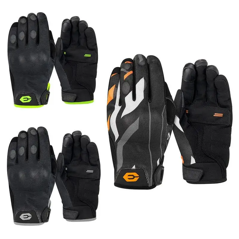 

Летние дышащие мотоциклетные перчатки с закрытыми пальцами Нескользящие износостойкие перчатки для мотокросса мотоциклетные перчатки для сенсорных экранов