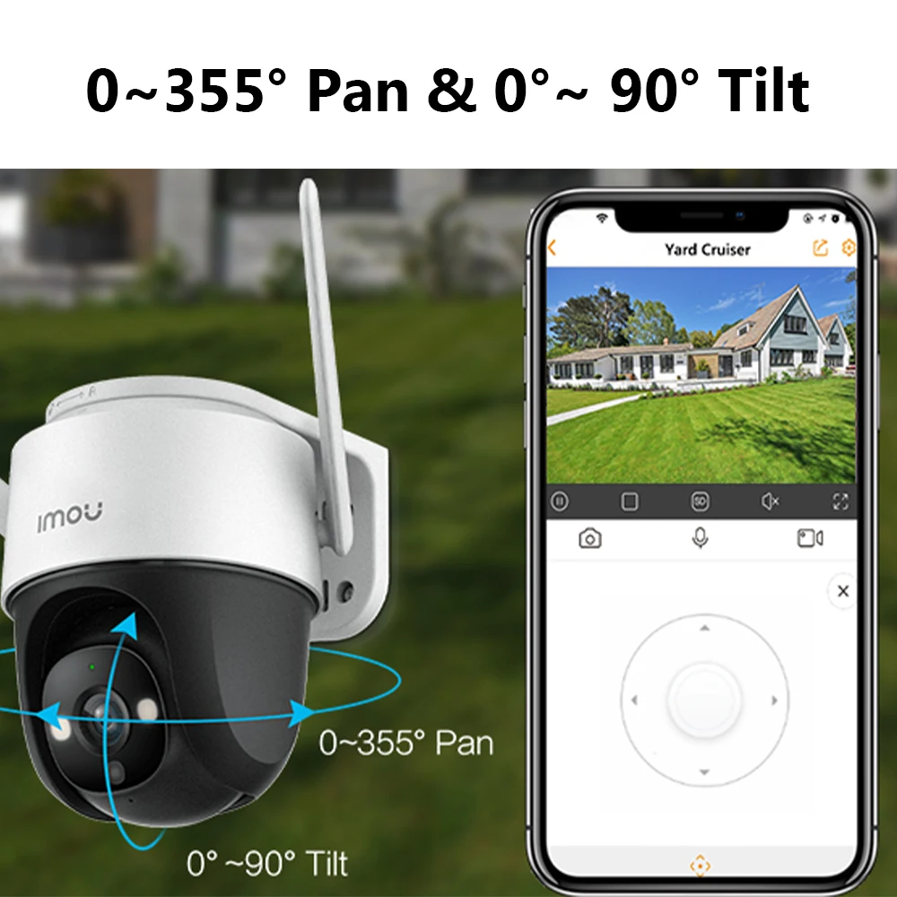 Imou 360° Caméra Surveillance WiFi Extérieure PTZ Caméra IP Exterieur WiFi  10